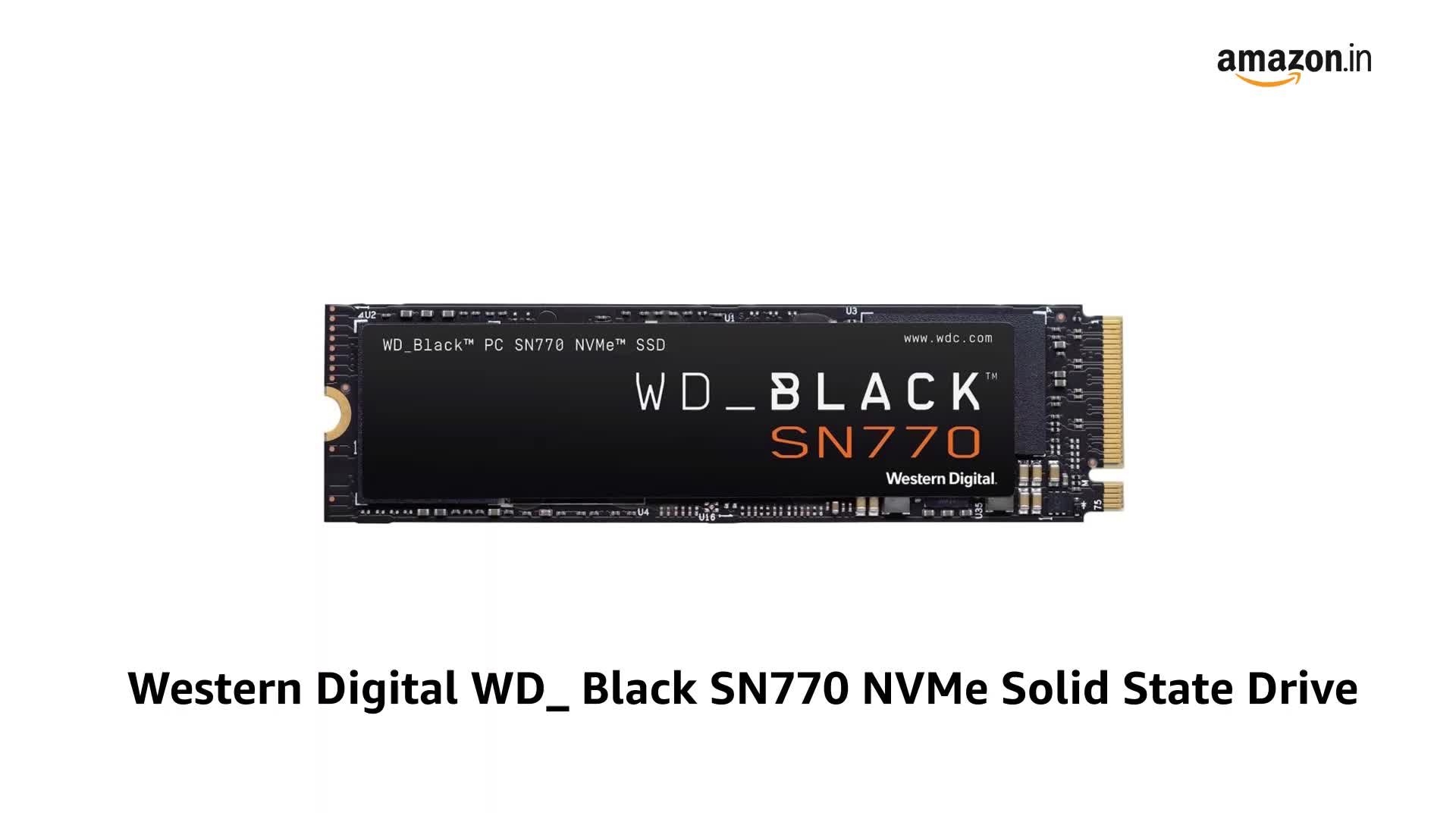 Amazon.in: Buy Western Digital WD Black SN770 NVMe 1TB, Upto